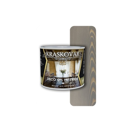 Kraskovar Масло для интерьера цвет Серый 2,2 л