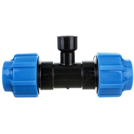 Картинка Тройник переходной ПНД внутренняя резьба 40х3/4"х40 ТПК-АКВА Политэк