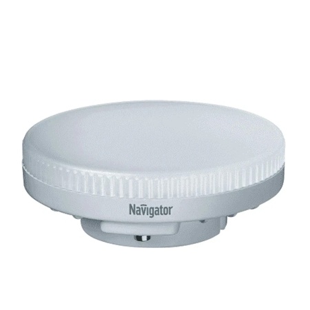 Лампа светодиодная Navigator LED таблетка 8вт GX53 тёплый