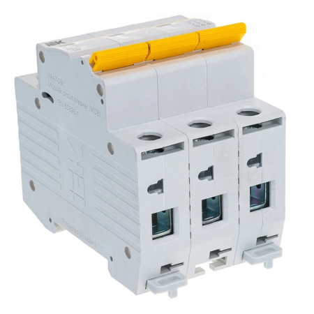 Картинка Выключатель автоматический 3п 63А С ВА47-29 4.5кА IEK