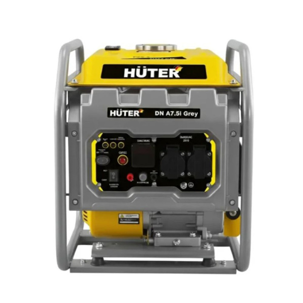 Картинка Бензогенератор инверторный  Huter DN А7,5 Grey