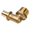 Картинка Уголок НР 20 x 3/4' латунь переходной аксиальный STOUT