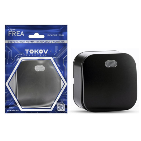 Изображение Выключатель 1 клавиша ОП Frea 10А IP20 250В с индикацией АБС-пластик Карбон TOKOV ELECTRIC Картинка Выключатель 1 клавиша ОП Frea 10А IP20 250В с индикацией АБС-пластик Карбон TOKOV ELECTRIC