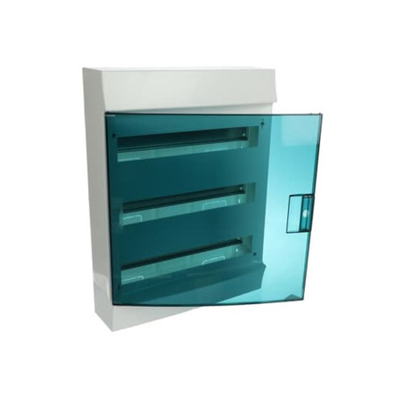 Картинка Бокс настенный Mistral41 54 модуля Зеленая прозрачная дверь IP41 ABB