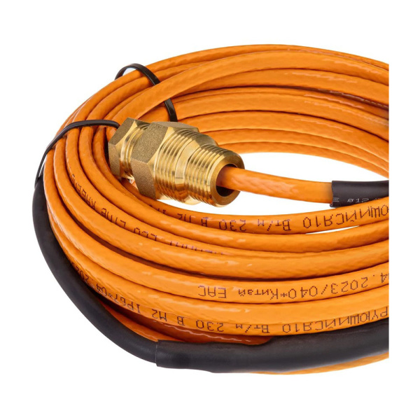 Картинка Кабель греющий саморегулирующийся пищевой SRP 10HTM2-CT в трубу 15 м/150Вт REXANT