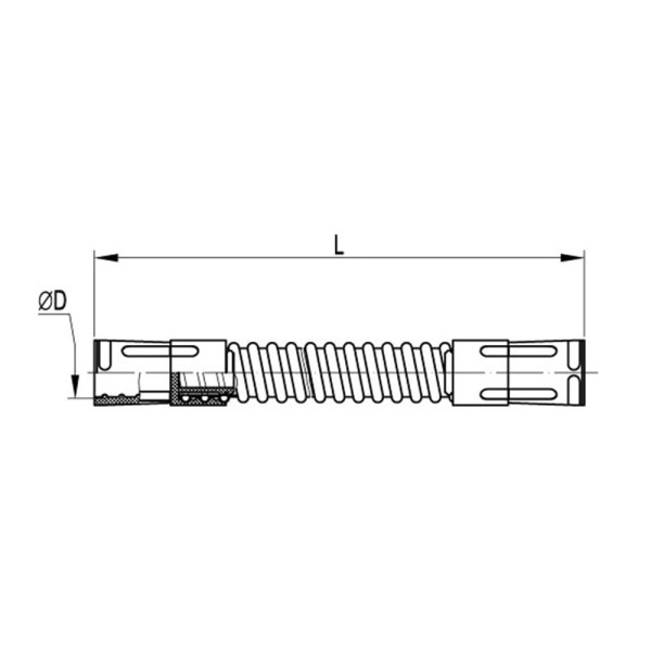 Картинка Муфта соединительная труба-труба гибкая для жестких труб Ø 32 мм IP65 DKC
