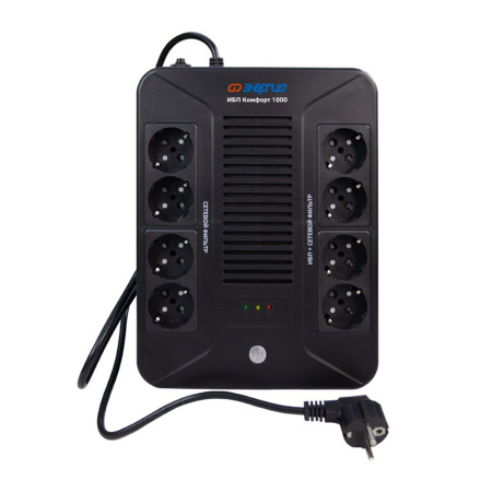 Картинка Источник бесперебойного питания ИБП 1000ВА/600Вт работа от АКБ 2-11 м Энергия Комфорт