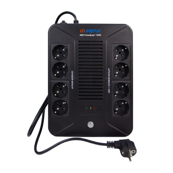 Картинка Источник бесперебойного питания ИБП 1000ВА/600Вт работа от АКБ 2-11 м Энергия Комфорт