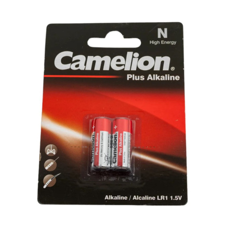 Картинка Батарейка Элемент питания алкалиновый N/LR1 1.5В LR1-BP2 BL-2 Camelion 2605