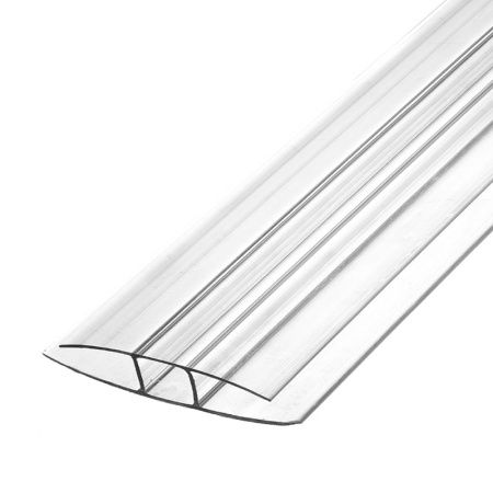 Профиль соединительный НР неразъемный 6000 х 4-6 мм Прозрачный