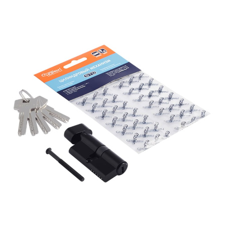 Картинка Нора-М Личинка Цилиндровый механизм Z ЛПВ-120 Черный с вертушкой 60-60