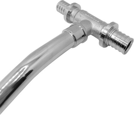 Картинка Трубка Т-образная для радиатора 25х15х20х250 мм РОСТерм