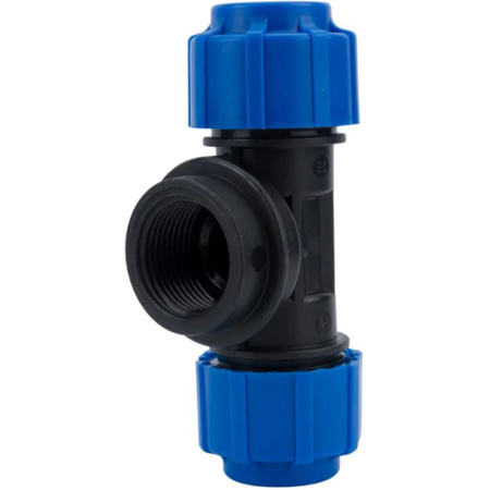 Картинка Тройник ПНД резьба внутренняя 25х1"х25