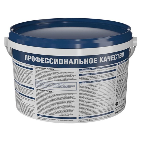 Картинка Высокопластичный белый клей Unis U-200 5 кг