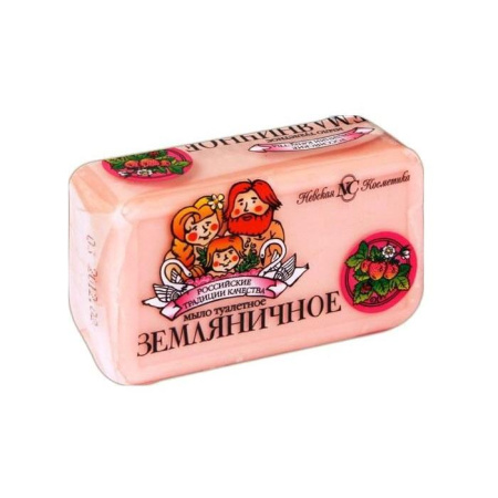 Картинка Туалетное мыло земляничное/лимонное 140 грамм