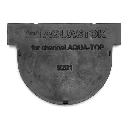 Заглушка AQUA-TOP под лоток водоотводный пластиковая AQUASTOK
