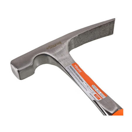Картинка Молоток каменщика обрезиненная рукоятка 600 гр Sturm