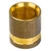 Картинка Гильза монтажная латунь 16 мм для сшитого полиэтилена аксиальный STOUT