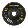 Круг лепестковый 125 мм зерно 36 Hanskonner H9010-01-125x22-36ZTC