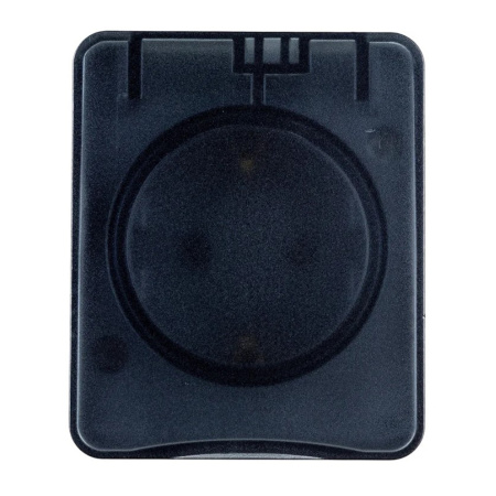 Розетка с заземлением IP54 Антрацит System electric ATLASDESIGN Profi54