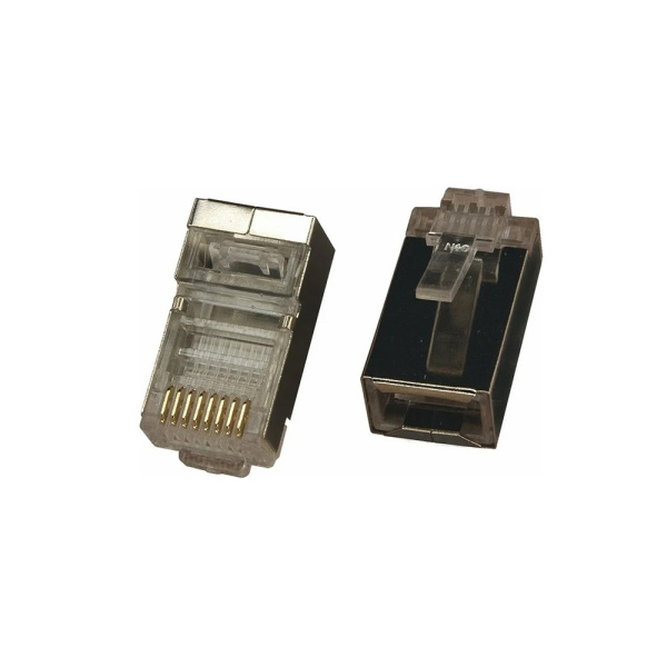 Картинка Коннектор RJ-45 8P8C Cat.5e экранированный REXANT