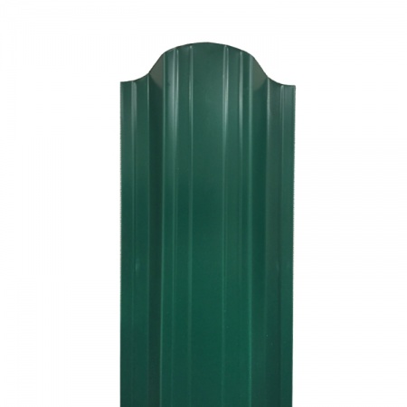 Штакетник двусторонний П-образный 110х1500х0,32 м Зеленый
