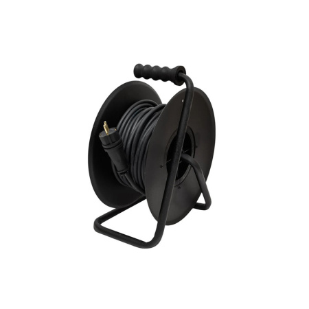 Картинка Удлинитель силовой на катушке КГ-ХЛ 3х1,5 4 гнезда 40 м IP44 с з/к РЫЖАЯ ТАКСА