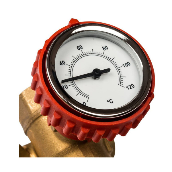 Картинка Группа насосная с термостатическим смесительным клапаном 1' без насоса STOUT