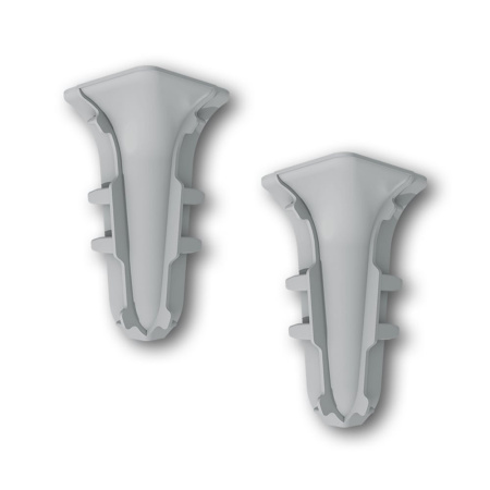 Картинка Угол внутренний для плинтуса Идеал Классик К-П55 мм Дуб Пепельный 210