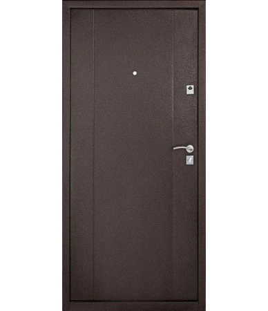 Картинка Дверь Форпост 72 размер 960х2050 мм левая с цилиндрическим замком и дверной фурнитурой