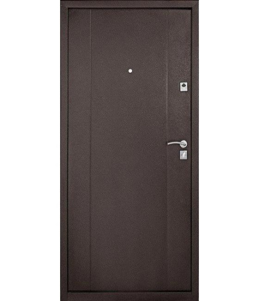 Картинка Дверь Форпост 72 размер 960х2050 мм левая с цилиндрическим замком и дверной фурнитурой