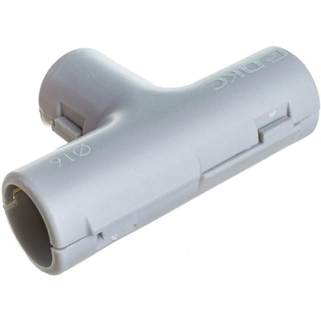 Картинка Тройник открывающийся Т-образный Ø 16 мм 90° для труб ПВХ IP40 DKC