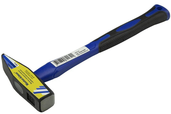 Картинка Молоток слесарный 600 г с фиберглассовой рукояткой МастерАлмаз