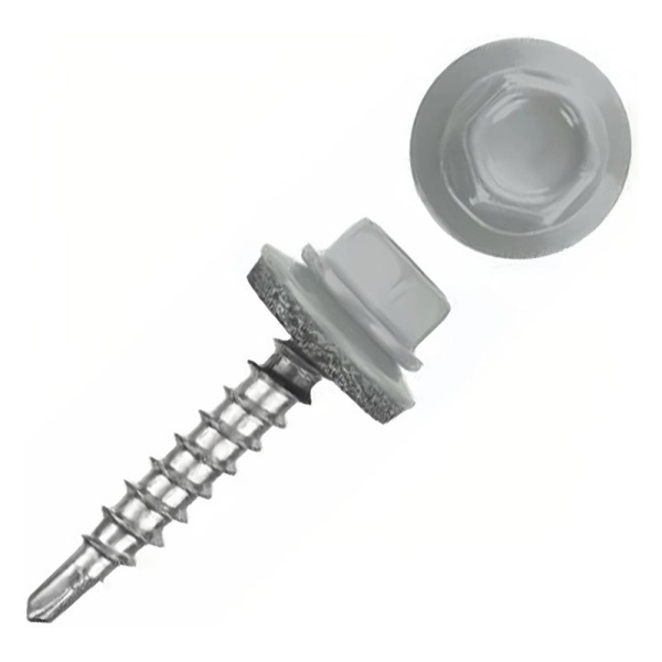 Картинка Кровельный саморез 4,8х35 мм RAL7004 Светло-серый