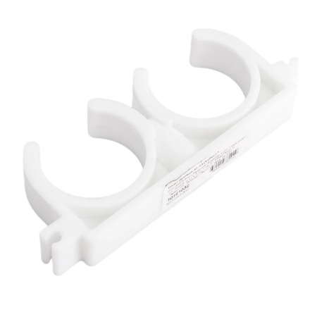 Картинка Опора двойная 25/27 без защелки ПП Белая Valfex