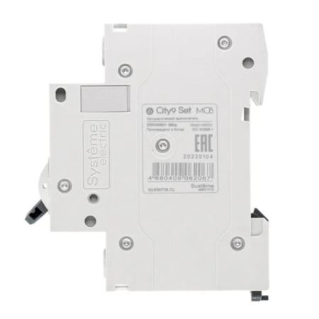 Картинка Выключатель автоматический 1п 50А С 4.5kA 230В City9 Set Systeme Electric