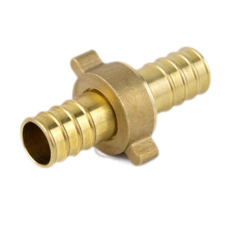 Соединитель для шлангов разъемный 5/8″ латунь Дн 18 Aquasfera