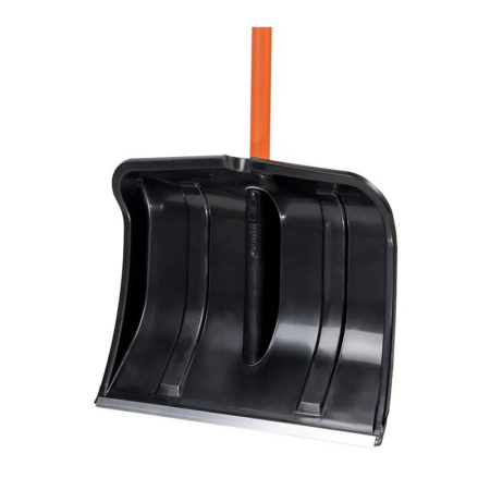 Картинка Лопата снеговая Богатырь с алюминиевым черенком и ручкой