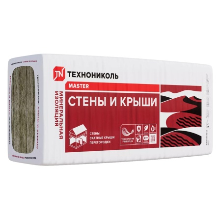  Утеплитель 34 PN 1000х610х100 мм Стены и крыши 4 плиты Технониколь