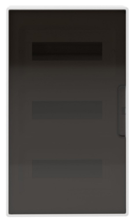 Картинка Корпус пластиковый настенный FRAME ЩРН-П-36 IP41 тонированная дверь F36W1WD DKC