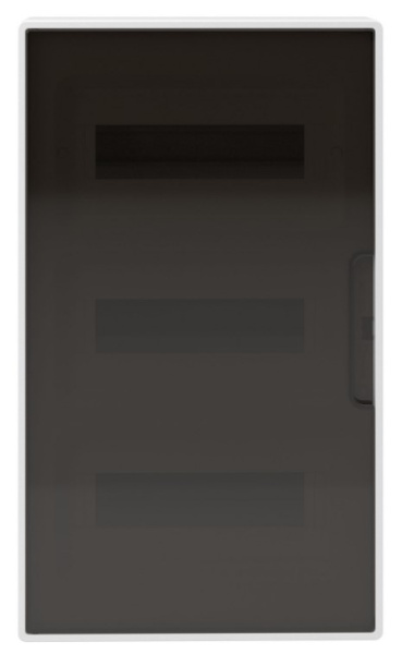 Картинка Корпус пластиковый настенный FRAME ЩРН-П-36 IP41 тонированная дверь F36W1WD DKC