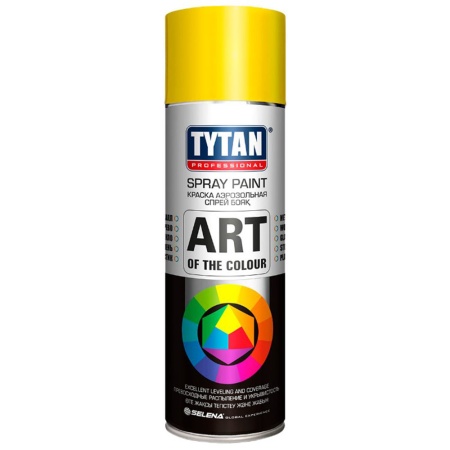 Аэрозоль акриловая Желтый RAL 1018 400 мл TYTAN