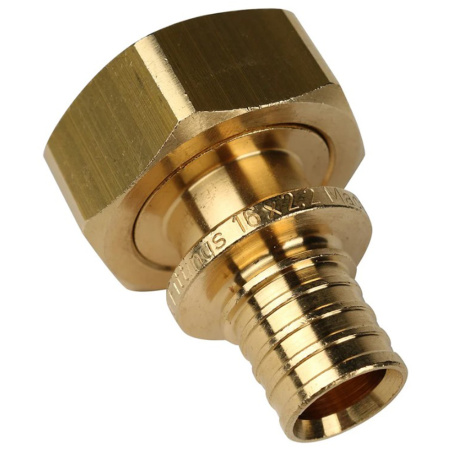 Картинка Переходник с накидной гайкой Евроконус 16xG 3/4 аксиальный STOUT