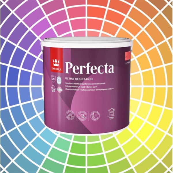 Картинка Краска для интерьера база С 0,9 л Tikkurila PERFECTA