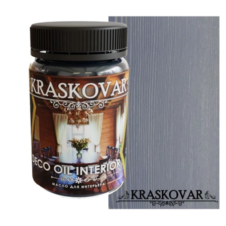 Масло для интерьера Джинсовый 150 мл KRASKOVAR