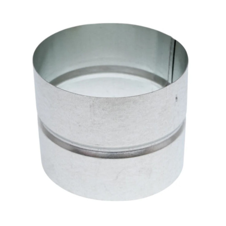 Картинка Соединитель для круглых воздуховодов оцинкованная сталь Ø 160 мм муфта