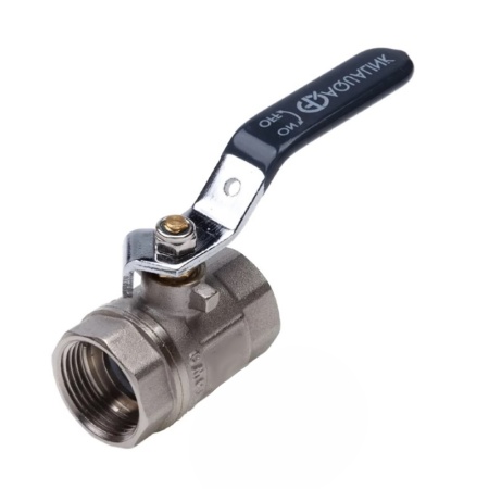 Кран шаровой ВВ 3/4" ручка никелированный AQUALINK
