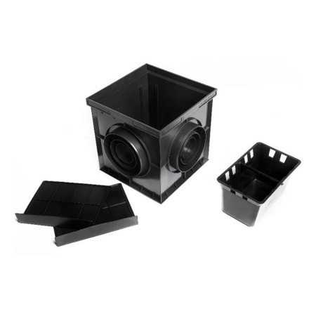 Картинка Дождеприемник пластиковый в сборе Без решетки 300x300x297 AQUASTOK