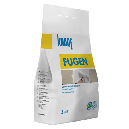 Изображение Шпатлевка 5 кг Knauf Фуген Картинка Шпатлевка 5 кг Knauf Фуген