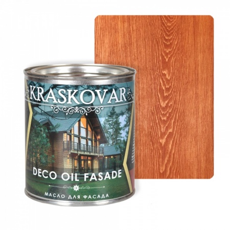 Масло для фасада Kraskovar Deco Oil Fasade 0,75 л Махагон